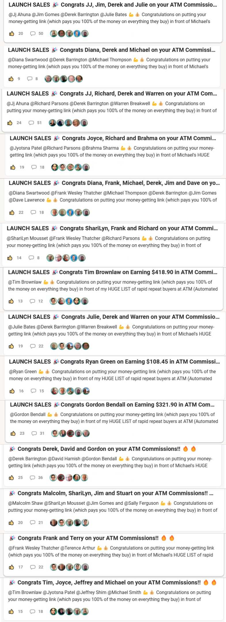 ATM Testimonials