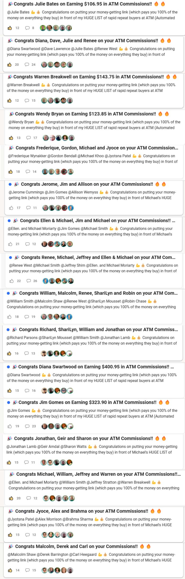 ATM Testimonials